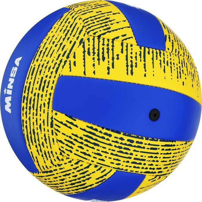 Мяч волейбольный MINSA, PU, машинная сшивка, 18 панелей, р. 5