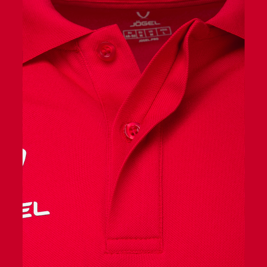 Поло JOGEL CAMP 2 Poly Polo, красный, детский