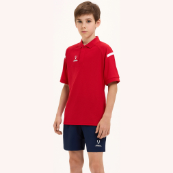 Поло JOGEL CAMP 2 Poly Polo, красный, детский