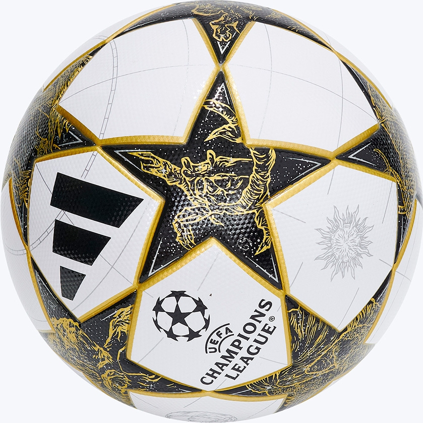 Мяч футб. ADIDAS UCL League JZ9995, р.5, FIFA Quality, 32п, ТПУ, термосш, бело-черно-золотистый
