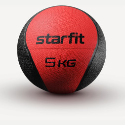 Медбол высокой плотности STARFIT GB-702, 5 кг, красный