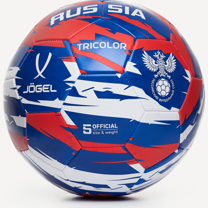 Мяч футбольный JOGEL Flagball Tricolor №5