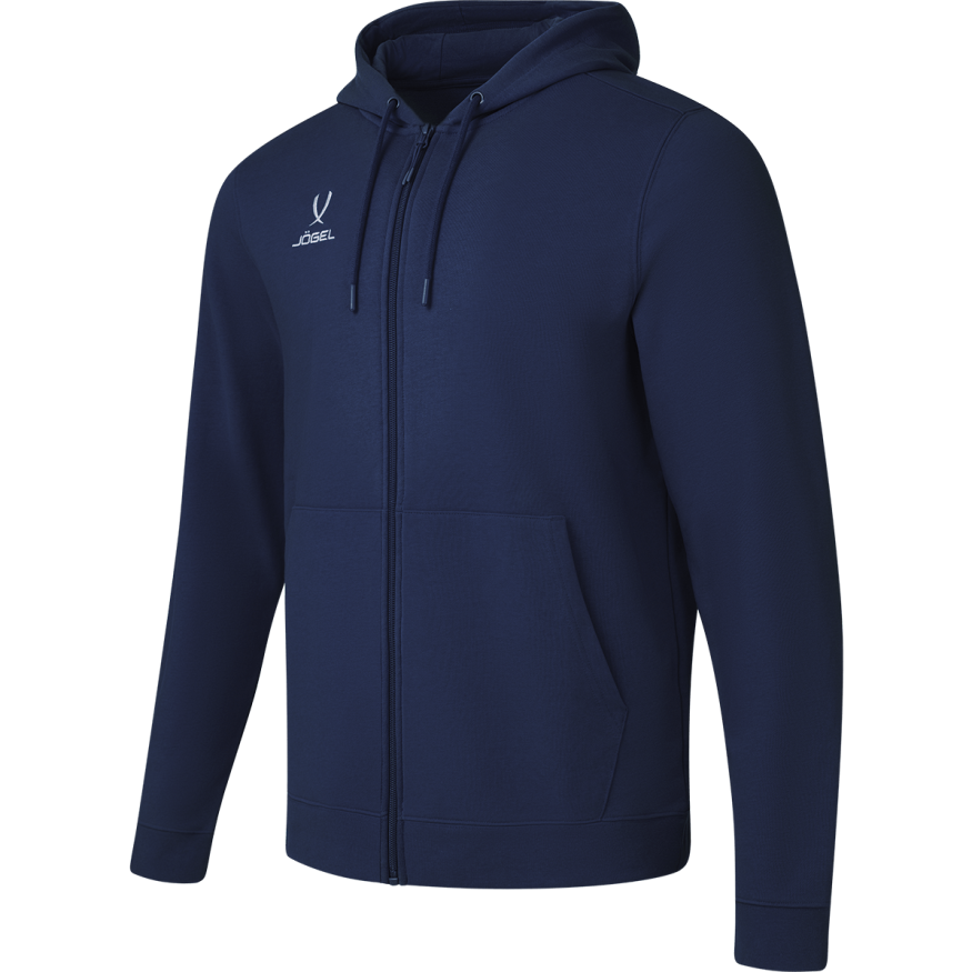Худи на молнии JÖGEL ESSENTIAL Cotton FZ Hoodie, темно-синий, детский