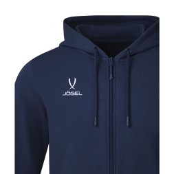 Худи на молнии JOGEL ESSENTIAL Cotton FZ Hoodie, темно-синий, детский