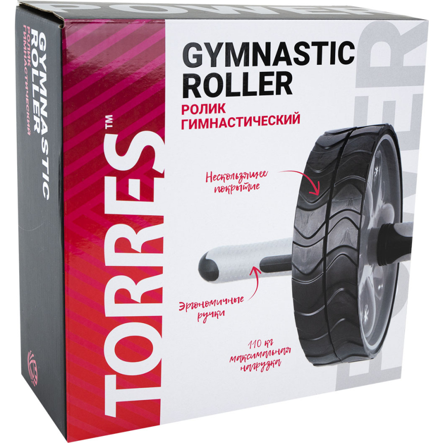 Ролик гимнастический двойной TORRES PL5013
