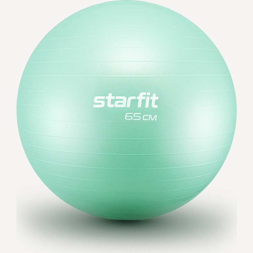 Фитбол STARFIT GB-108 антивзрыв, 1000 гр, мятный, 65 см