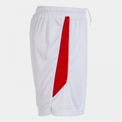 SHORT GLASGOW BLANCO ROJO