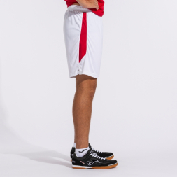 SHORT GLASGOW BLANCO ROJO