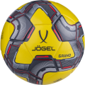 Мяч футбольный JÖGEL Grand №5, желтый/серый/красный
