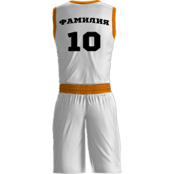 Баскетбольная форма ЭКИПО PLANE Белый цвет