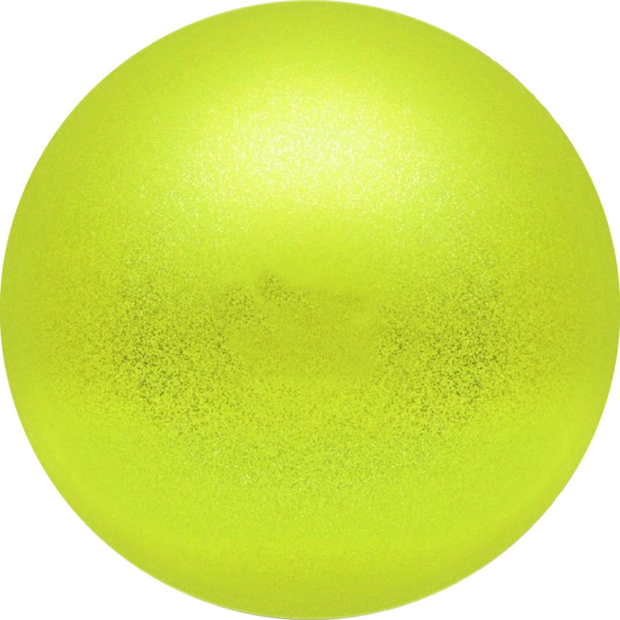 Мяч для художественной гимнастики  INDIGO IN119-B, диаметр 15см., синий металлик с блестками