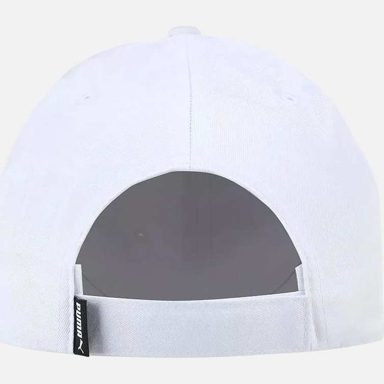 Бейсболка спорт. PUMA Metal Cat Cap 02599407, 100% полиэстер, белый