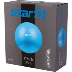 Фитбол STARFIT GB-108 антивзрыв, 1000 гр, фиолетовый, 65 см