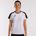 Футболка JOMA CAMISETA MANGA CORTA ECO CHAMPIONSHIP BLANCO NEGRO
