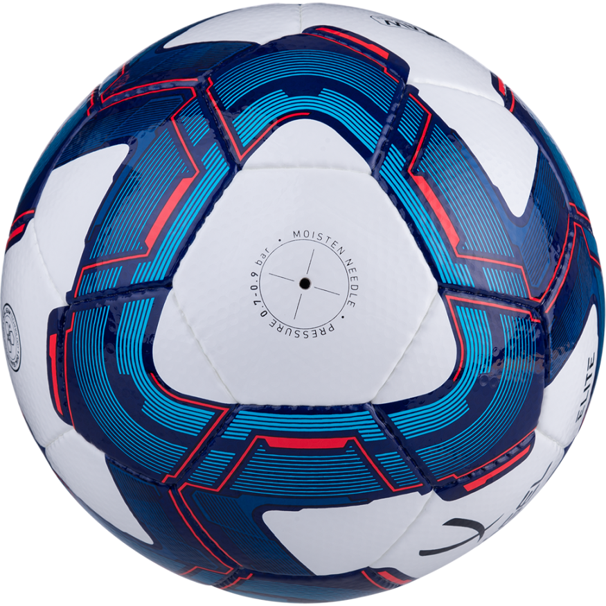 Мяч футбольный JÖGEL Elite №4, белый/синий/красный