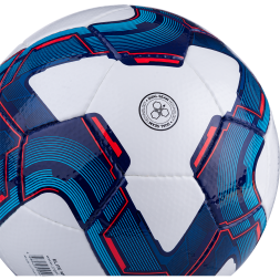Мяч футбольный JÖGEL Elite №4, белый/синий/красный