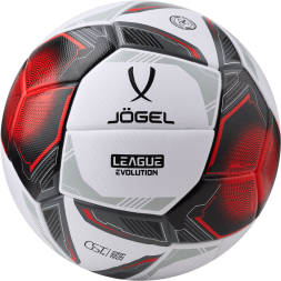 Мяч футбольный JOGEL League Evolution Pro №5, белый
