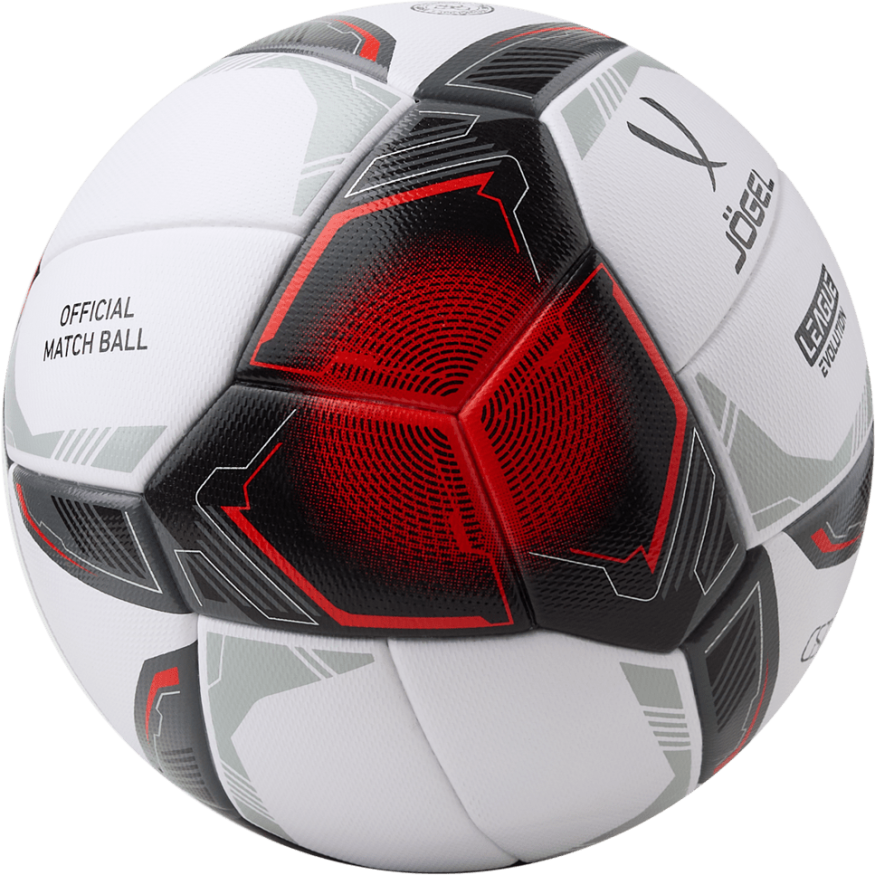 Мяч футбольный JOGEL League Evolution Pro №5, белый