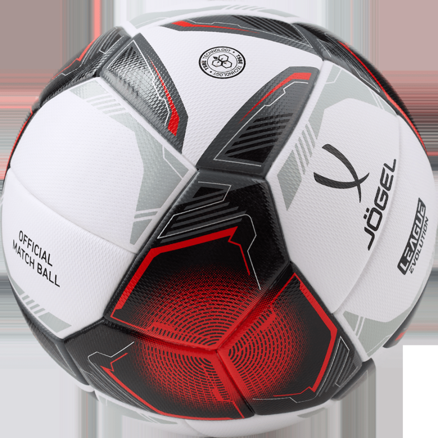 Мяч футбольный JOGEL League Evolution Pro №5, белый