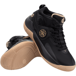 Кроссовки баскетбольные JOGEL Launch MID, Black/gold