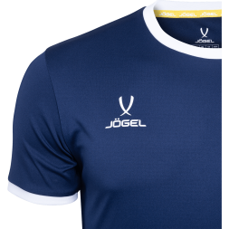 Футболка футбольная JOGEL CAMP Origin, темно-синий/белый