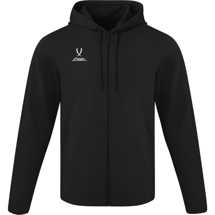 Худи на молнии JOGEL ESSENTIAL Cotton FZ Hoodie, черный