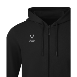 Худи на молнии JOGEL ESSENTIAL Cotton FZ Hoodie, черный