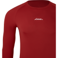 Футболка компрессионная с длинным рукавом JOGEL CAMP PerFormDRY Baselayer LS Tee, гранатовый