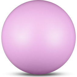 Мяч для художественной гимнастики  INDIGO IN329-LI, диаметр 19см., лимонный металлик