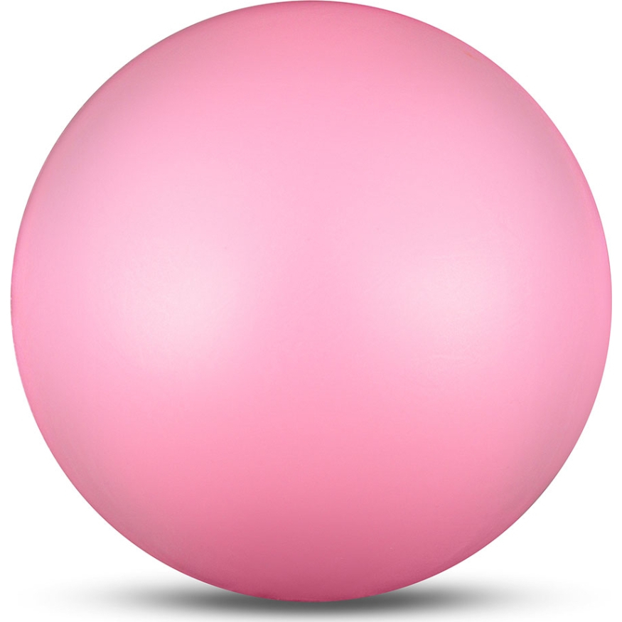 Мяч для художественной гимнастики  INDIGO IN329-LI, диаметр 19см., лимонный металлик