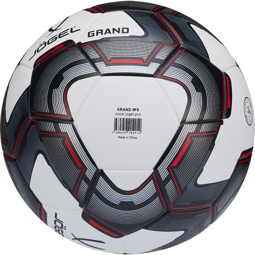 Мяч футбольный JÖGEL Grand №5, белый