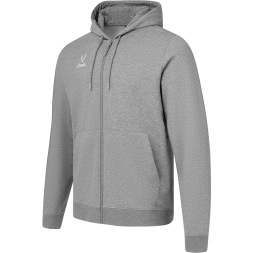 Худи на молнии JOGEL ESSENTIAL Cotton FZ Hoodie, серый меланж, детский