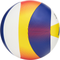 Мяч вол. пляжн. MIKASA BV552C,10 пан., мягкая синт.кожа (ПУ), маш.сш.,бут.кам,нейлон.к,бел-син-желт