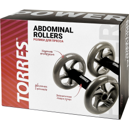 Ролики для пресса TORRES PL52215, пара, до 110 кг