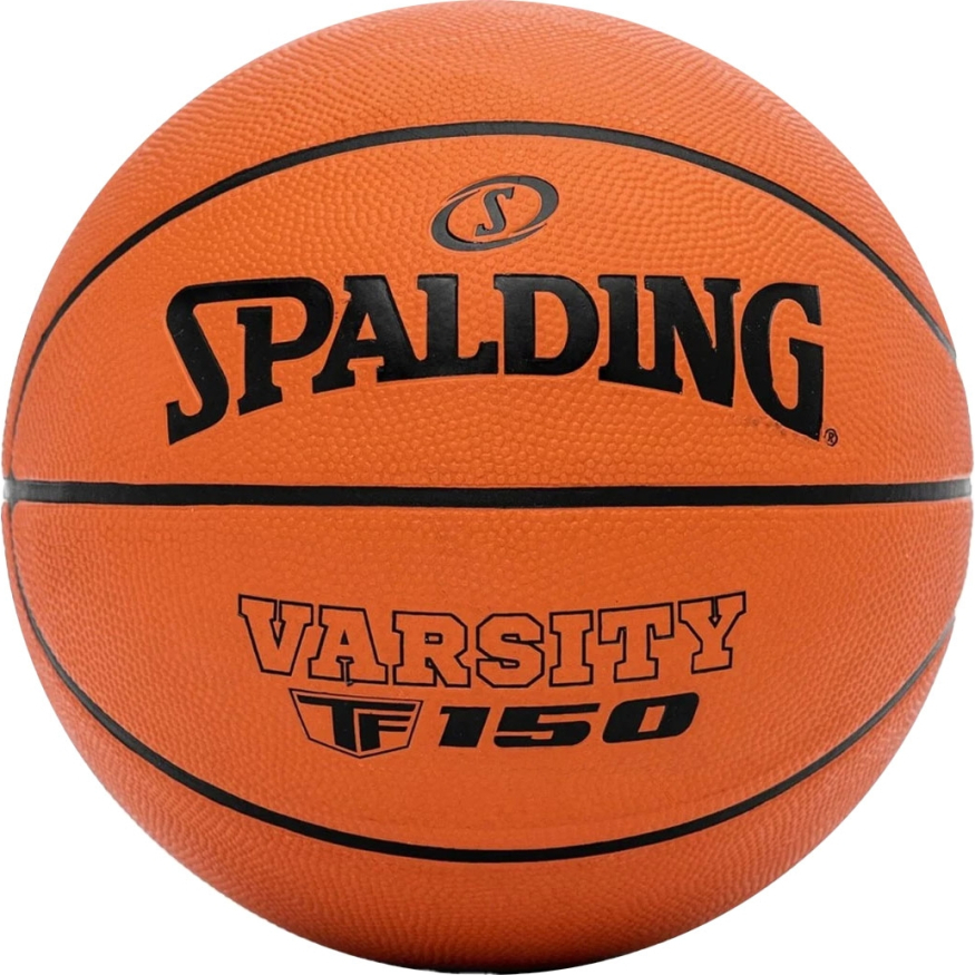 Мяч баск. SPALDING TF-150 Varsity 84324z, р.7, резина, коричнево-черный