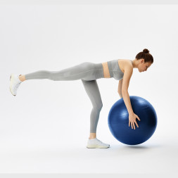 Фитбол STARFIT GB-108 антивзрыв, 1200 гр, темно-синий, 75 см