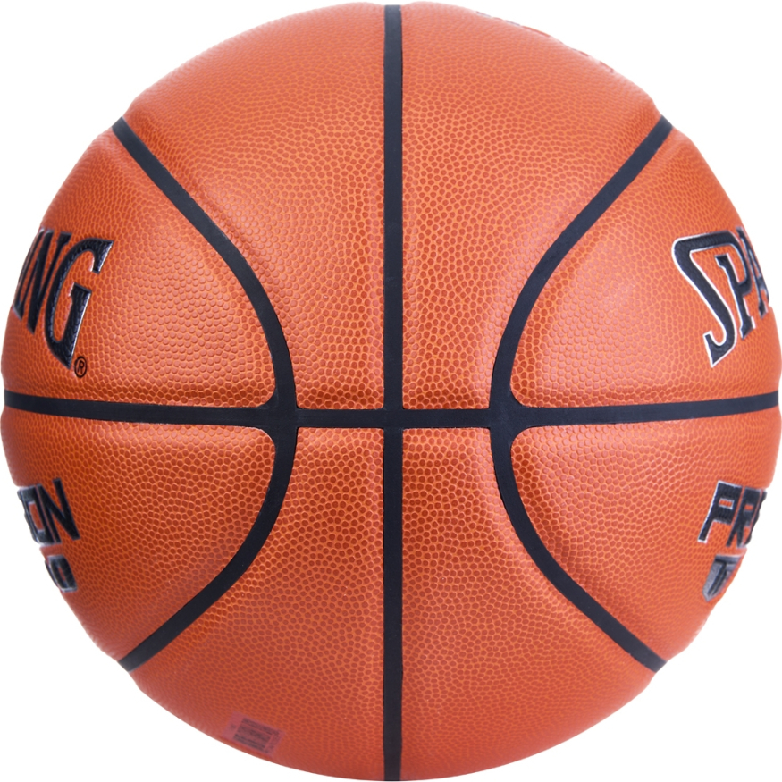 Мяч баск. SPALDING TF-1000 Precision 77526z, р.7, FIBA Appr,микр. zK-композит,нейл.корд, оранжевый