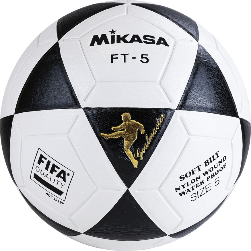 Мяч для футбола MIKASA FT5 FQ-BKW, размер 5, FIFA Quality