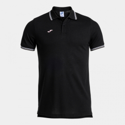 POLO MANGA CORTA CONFORT CLASSIC NEGRO ROSA