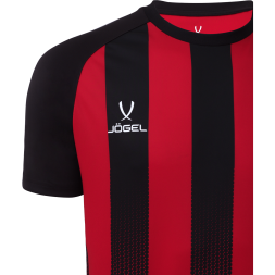 Футболка игровая JOGEL CAMP Striped Jersey, красный/черный