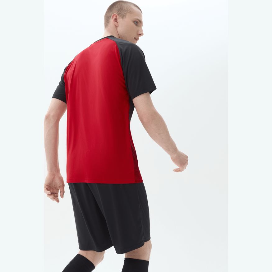 Футболка игровая JOGEL CAMP Striped Jersey, красный/черный