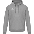Худи на молнии JOGEL ESSENTIAL Cotton FZ Hoodie, серый меланж