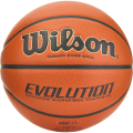 Мяч баск. WILSON Evolution, WTB0516XBEMEA, р.7, микрофибра, бутил. камера, коричневый