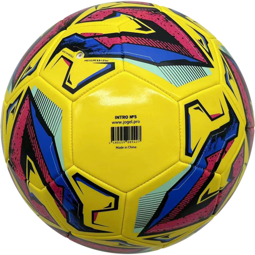 Мяч футбольный JÖGEL Intro №5, желтый