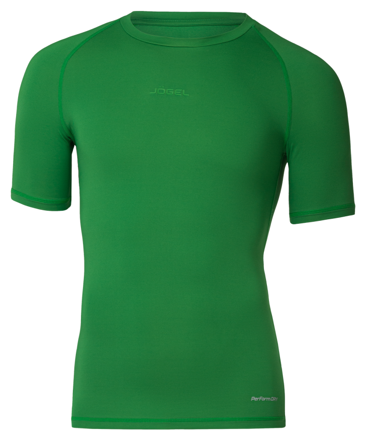 Футболка компрессионная JOGEL PerFormDRY Baselayer Tee SS 2, зеленый