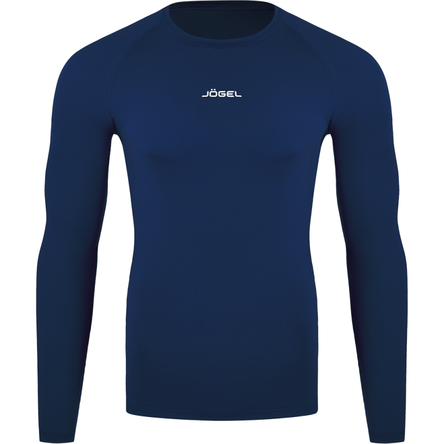 Футболка компрессионная с длинным рукавом JOGEL CAMP PerFormDRY Baselayer LS Tee, темно-синий