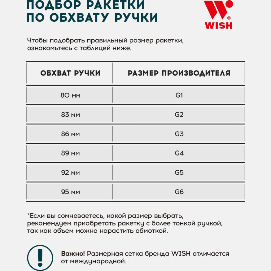 Ракетка для бадминтона WISH Carbon Pro 98, серый/зеленый