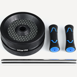 Ролик для пресса широкий STARFIT RL-106, черный/темно-синий