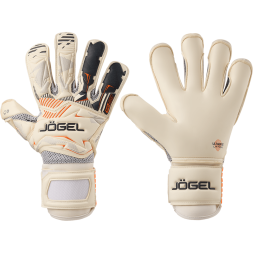Перчатки вратарские JOGEL MAGNUM UL4 Roll-Hybrid, белый