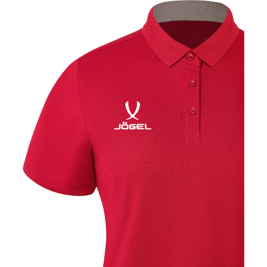 Поло женское JOGEL PREMIER PerFormDRY CVC Polo W, красный